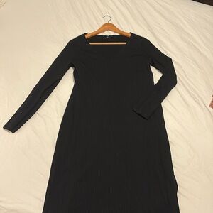 Uniqlo black sweater dress barely used